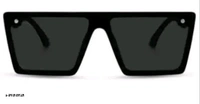 Uv Protection Plastic Sunglasses Check Model  - Black, Free Size