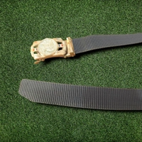 Black Canvas Belt - Black
