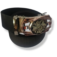 Black Canvas Belt - Black