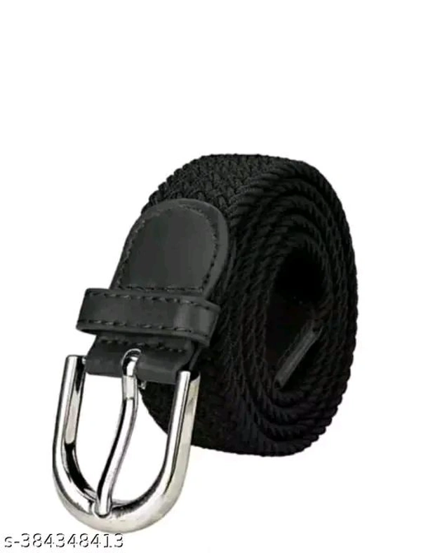 Belt Lastic Canvas Black  - Black