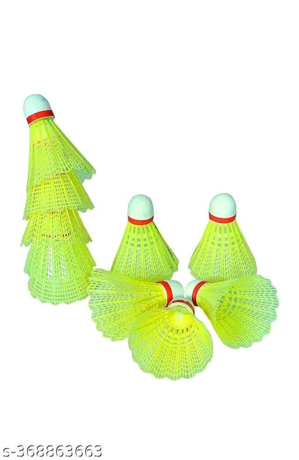 Plastic Cock Badminton  - 10 Peace