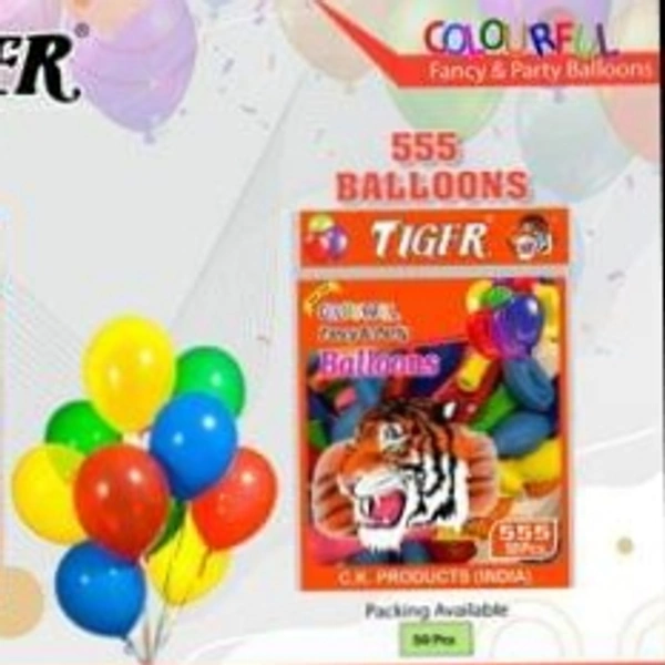 Tiger Ballon Colourful 