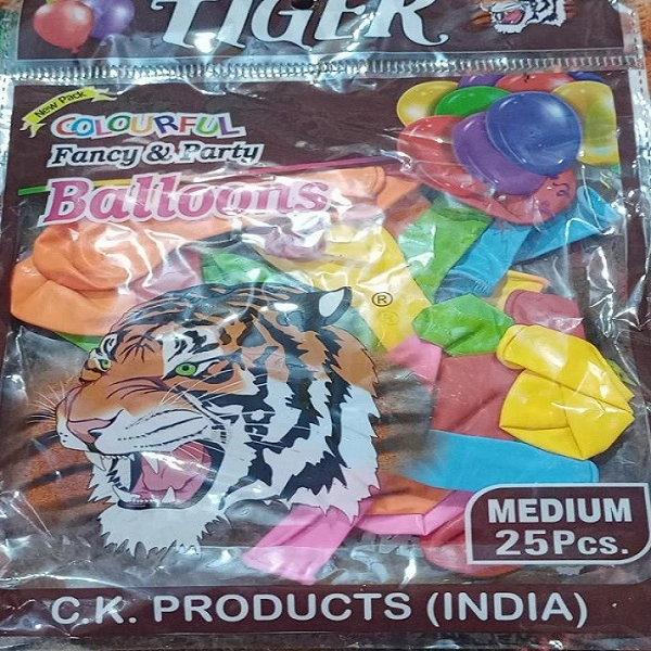 Tiger Ballon Colourful 