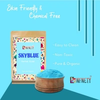 Eenfnety ™ Natural PCENFEP002 Herbal Gulal Holi Colour - Skin Friendly Organic Scented Easy Removal Holi Colours Gulal - Non Toxic Herbal Gulal Rang Holi Colors , 300 Grams, - Free Size, Blue