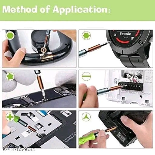 32 In 1 Interchangeble Multipurpose Mini Screwdriver Set With Magnetic Flexible Extension Rod For Home Appliance Laptop Mobile Computer Toll KitName: 32 In 1 Interchangeble Multipurpose Mini Screwdriver Set With Magnetic Flexible Extension Rod For Home Appliance Laptop Mobile Computer Toll KitType: Pliers & PincersNet Quantity (N): Pack Of 1【32 In 1 small Screwdriver Set 】The mini 