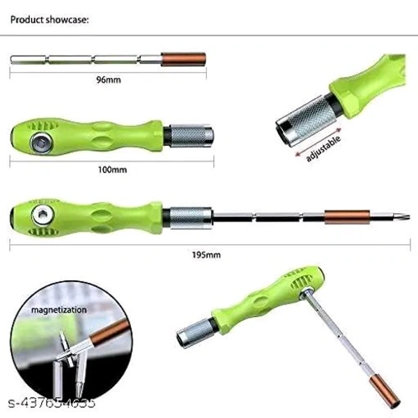 32 In 1 Interchangeble Multipurpose Mini Screwdriver Set With Magnetic Flexible Extension Rod For Home Appliance Laptop Mobile Computer Toll KitName: 32 In 1 Interchangeble Multipurpose Mini Screwdriver Set With Magnetic Flexible Extension Rod For Home Appliance Laptop Mobile Computer Toll KitType: Pliers & PincersNet Quantity (N): Pack Of 1【32 In 1 small Screwdriver Set 】The mini 