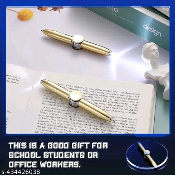 Fidget Pen PCENFAP008 Spinning Pen with LED Light Multi Functional Help Stress Reducer Help Thinking Ballpoint Pen Anti Stress Anxiety Gift Pen for Business Adults Students Kids.Name: Fidget Pen Spinning Pen with LED Light Multi Functional Help Stress Reducer Help Thinking Ballpoint Pen Anti Stress Anxiety Gift Pen for Business Adults Students Kids.Colour: Multicolor