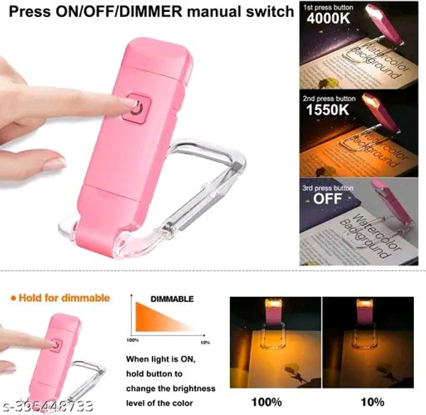 Portable USB PCENFAP007 Rechargeable Led Clip on Book Lights for Reading in Bed, Brightness Adjustable Dimmable Bookmark Light for Eye-Protection,Small Reading Light, Perfect for Night ReadingName: Portable USB Rechargeable Led Clip on Book Lights for Reading in Bed, Brightness Adjustable Dimmable Bookmark Light for Eye-Protection,Small Reading Light, Perfect for Night Reading