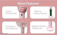 X4Cart PCENFAP006 Portable USB Mini Hand Fan - 3 Speeds, 1200 mAh Rechargeable Battery - Ideal for Indoor, Outdoor, Home, Office, Kitchen, Makeup & Travel Use (Pink, X1)Name: X4Cart Portable USB Mini Hand Fan - 3 Speeds, 1200 mAh Rechargeable Battery - Ideal for Indoor, Outdoor, Home, Office, Kitchen, Makeup & Travel Use (Pink, X1)Net Quantity (N): Pack Of 1