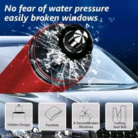 Car Emergency Window Breaker Seat Belt Cutter Aluminium Alloy Car Glass Breaker with LED KeychainName: Car Emergency Window Breaker Seat Belt Cutter Aluminium Alloy Car Glass Breaker with LED KeychainFast Charge: NoUSB Charging: NoColor: RedNet Quantity (N): 1EASY 2 IN 1 EMERGENCY WINDOW BREAKER: Easiest, safest and practical window breaker, mini and handy, easy to use. With plasti