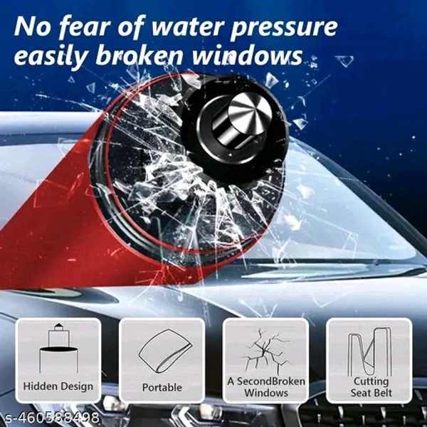 Car Emergency Window Breaker Seat Belt Cutter Aluminium Alloy Car Glass Breaker with LED KeychainName: Car Emergency Window Breaker Seat Belt Cutter Aluminium Alloy Car Glass Breaker with LED KeychainFast Charge: NoUSB Charging: NoColor: RedNet Quantity (N): 1EASY 2 IN 1 EMERGENCY WINDOW BREAKER: Easiest, safest and practical window breaker, mini and handy, easy to use. With plasti