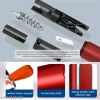Car Emergency Window Breaker Seat Belt Cutter Aluminium Alloy Car Glass Breaker with LED KeychainName: Car Emergency Window Breaker Seat Belt Cutter Aluminium Alloy Car Glass Breaker with LED KeychainFast Charge: NoUSB Charging: NoColor: RedNet Quantity (N): 1EASY 2 IN 1 EMERGENCY WINDOW BREAKER: Easiest, safest and practical window breaker, mini and handy, easy to use. With plasti