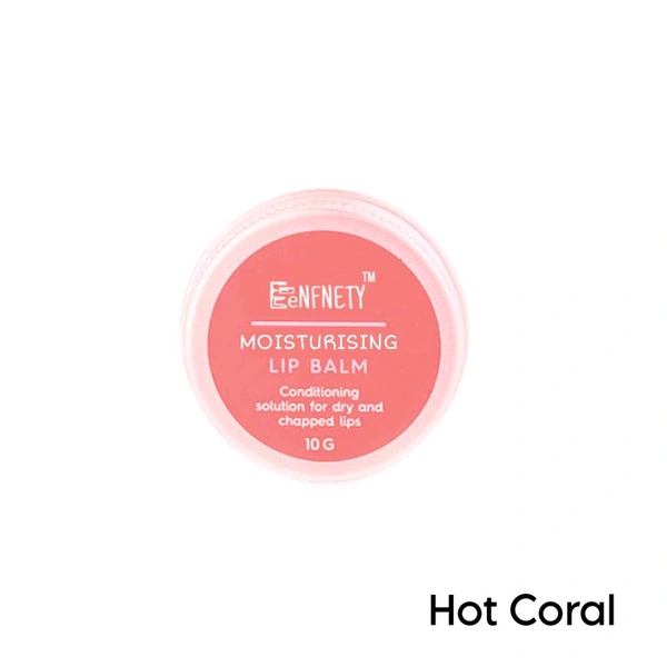 Eenfnety ™ PCENFLB001 Lip Balm For Dark Lips Lightening, Dry And Chapped Lips - Hot Coral