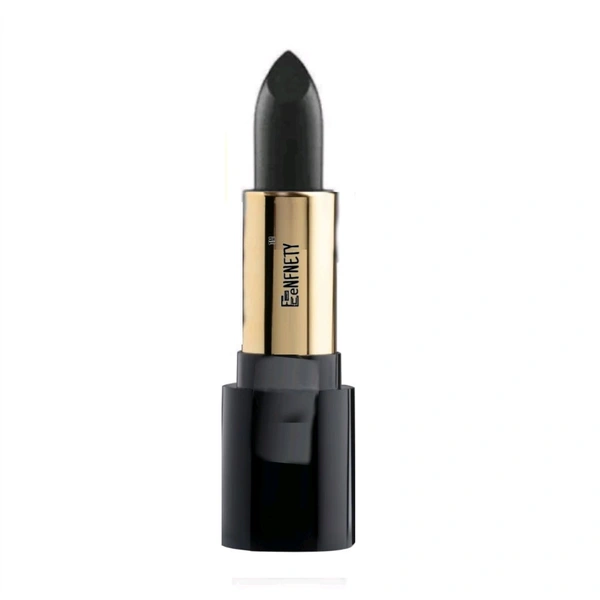 Eenfnety ™ Lipstick PCENFLS001 Black  Lipstick With Glossy Payoff - Long Lasting Nourishment, Enriched With Vitamin E & Jojoba Oil - Vegan & Paraben Free - Real Red