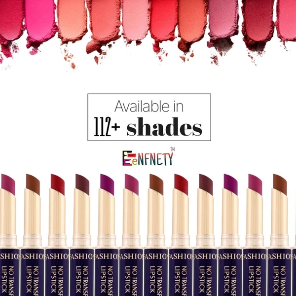 Eenfnety ™ Lipstick PCENFLS001 Black  Lipstick With Glossy Payoff - Long Lasting Nourishment, Enriched With Vitamin E & Jojoba Oil - Vegan & Paraben Free - Real Red