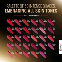 Eenfnety ™ Lipstick PCENFLS001 Black  Lipstick With Glossy Payoff - Long Lasting Nourishment, Enriched With Vitamin E & Jojoba Oil - Vegan & Paraben Free - Real Red