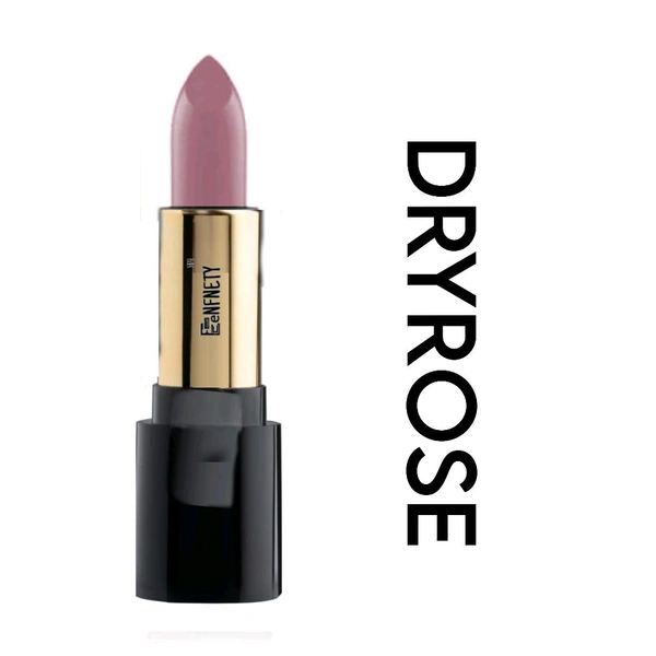 Eenfnety ™ Lipstick PCENFLS001 Black  Lipstick With Glossy Payoff - Long Lasting Nourishment, Enriched With Vitamin E & Jojoba Oil - Vegan & Paraben Free - DryRose