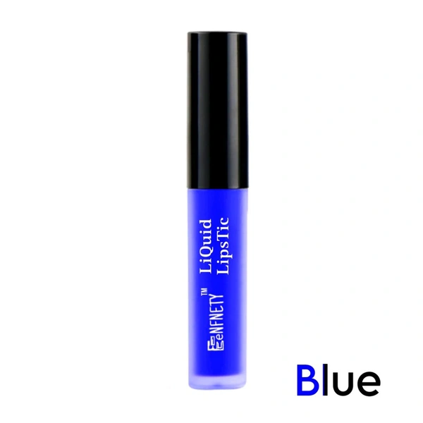 Eenfnety ™ Matte PCENFLL001 Lip Liquid, Black  - Blue