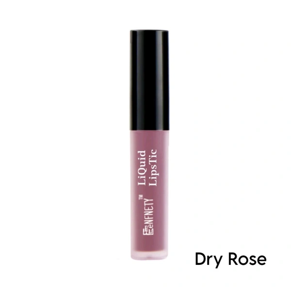 Eenfnety ™ Matte PCENFLL001 Lip Liquid, Black  - Dry Rose
