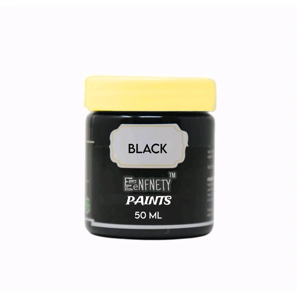 Eenfnety ™ Acrylic Colour PCENFAC001 Black , 50ml, Art and Craft Paint, DIY Paint, Rich Pigment, Non-Craking Paint for Canvas, Wood, Leather, Earthenware, Metal | Ideal for School Projects, hobbyists, Artists - Hot Coral