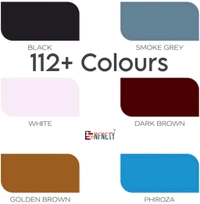 Eenfnety ™ Paints PCENFP0001 Black 50 ml High Gloss Finish Paint for Interior Exterior Metal & Wood Surfaces with Fast Drying Anti-Rust & Complete Coverage .  - Trial Pack, Levender