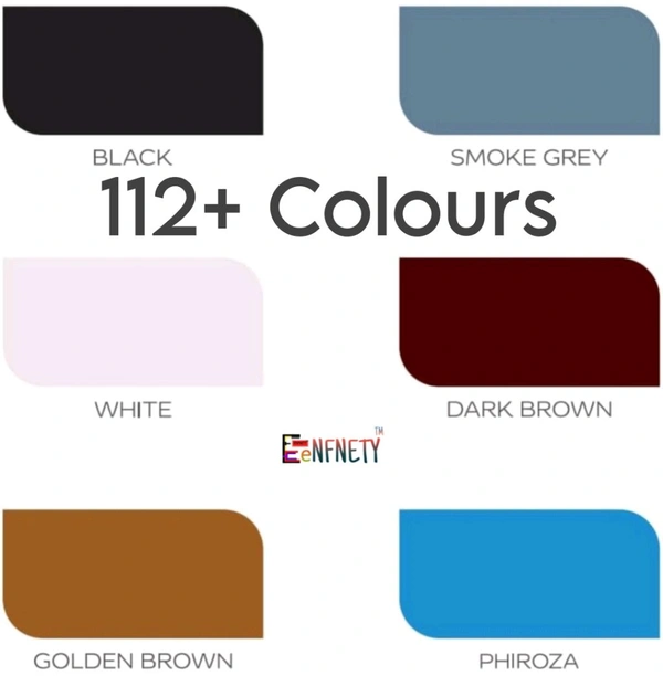 Eenfnety ™ Paints PCENFP0001 Black 50 ml High Gloss Finish Paint for Interior Exterior Metal & Wood Surfaces with Fast Drying Anti-Rust & Complete Coverage .  - Trial Pack, Levender