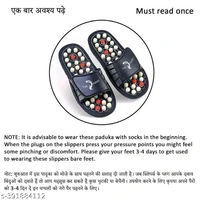 Eastern Club PCENFAP011 Yoga Paduka Manual Acupressure Foot Relaxer/Foot Massager Slipper/Spring Acupressure Magnetic Therapy Sandals/Rotating Acupressure Foot Slippers for Men & WomenName: Eastern Club Yoga Paduka Manual Acupressure Foot Relaxer/Foot Massager Slipper/Spring Acupressure Magnetic Therapy Sandals/Rotating Acupressure Foot Slippers for Men & Women - IND-7