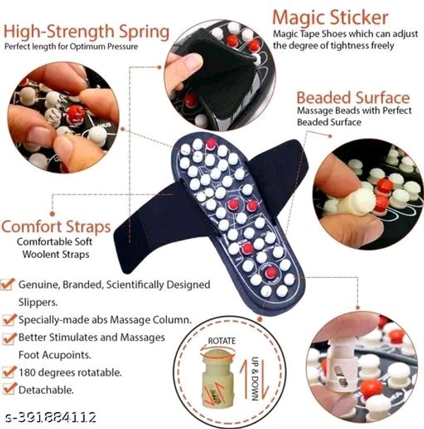 Eastern Club PCENFAP011 Yoga Paduka Manual Acupressure Foot Relaxer/Foot Massager Slipper/Spring Acupressure Magnetic Therapy Sandals/Rotating Acupressure Foot Slippers for Men & WomenName: Eastern Club Yoga Paduka Manual Acupressure Foot Relaxer/Foot Massager Slipper/Spring Acupressure Magnetic Therapy Sandals/Rotating Acupressure Foot Slippers for Men & Women - IND-8