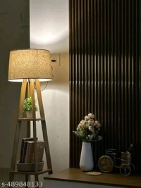 Classy PCENFAP016 wooden floor stool lamps for decor your home shade colour beige with LED bulb and 1.75 meter wire 
Name: Classy wooden floor stool lamps for decor your home shade colour beige with LED bulb and 1.75 meter wire 
 