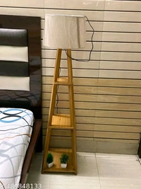 Classy PCENFAP016 wooden floor stool lamps for decor your home shade colour beige with LED bulb and 1.75 meter wire 
Name: Classy wooden floor stool lamps for decor your home shade colour beige with LED bulb and 1.75 meter wire 
 