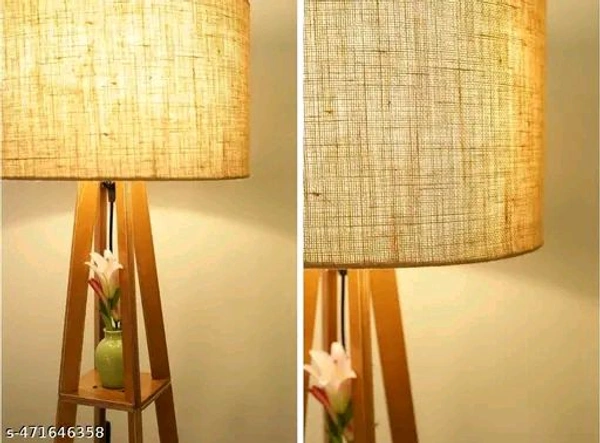 Classy PCENFAP016 wooden floor stool lamps for decor your home shade colour beige with LED bulb and 1.75 meter wire 
Name: Classy wooden floor stool lamps for decor your home shade colour beige with LED bulb and 1.75 meter wire 
 