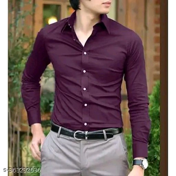 Eenfnety ™ PCENFCL001 SHIRT'S FOR MEN 
Name: Eenfnety ™ SHIRT'S FOR MEN 
Fabric: Cotton Blend
Sleeve Length: Long Sleeves
Pattern: Solid
  - Maroon, S