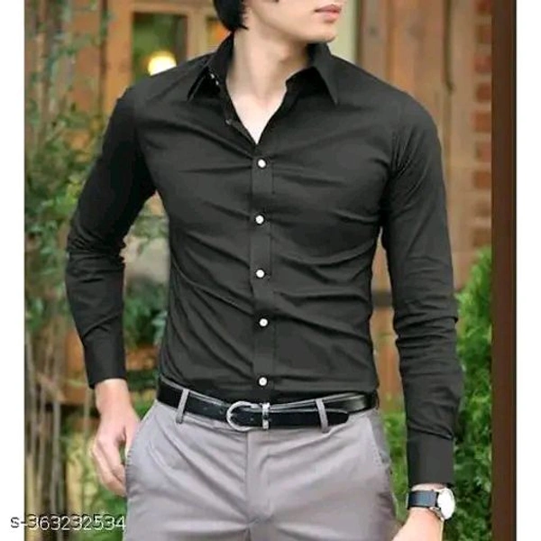 Eenfnety ™ PCENFCL001 SHIRT'S FOR MEN 
Name: Eenfnety ™ SHIRT'S FOR MEN 
Fabric: Cotton Blend
Sleeve Length: Long Sleeves
Pattern: Solid
  - Black, M