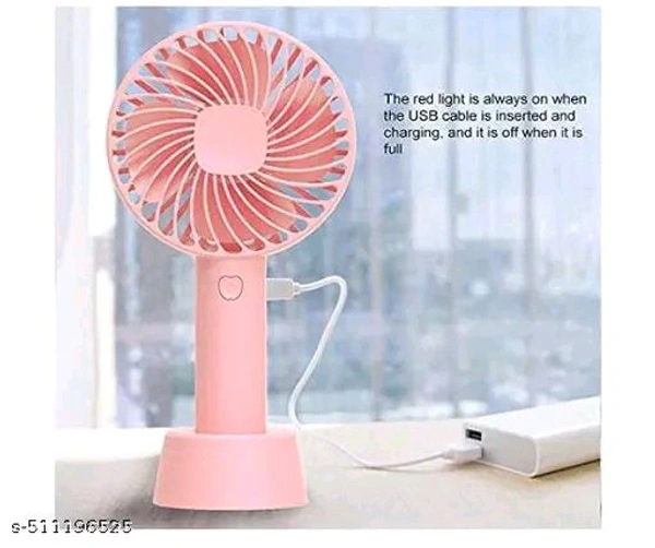 Pack of 1 -  PCENFAP026 Mini portable hand Fan for this summer  - multicolor - Black