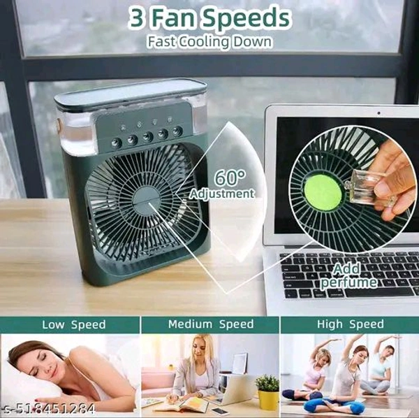 Portable PCENFAP031  Mini  Cooler | Small Personal Conditioner for Room Cooling | Mini AC with Water Tank & USB Powered | Arctic Portable Cooling Fan for Home, Office, Kitchen, and Travel Use.
  - Teal