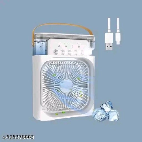 Portable PCENFAP031  Mini  Cooler | Small Personal Conditioner for Room Cooling | Mini AC with Water Tank & USB Powered | Arctic Portable Cooling Fan for Home, Office, Kitchen, and Travel Use.
  - White