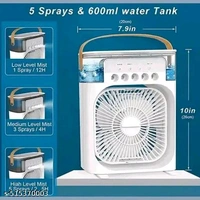 Portable PCENFAP031  Mini  Cooler | Small Personal Conditioner for Room Cooling | Mini AC with Water Tank & USB Powered | Arctic Portable Cooling Fan for Home, Office, Kitchen, and Travel Use.
  - White