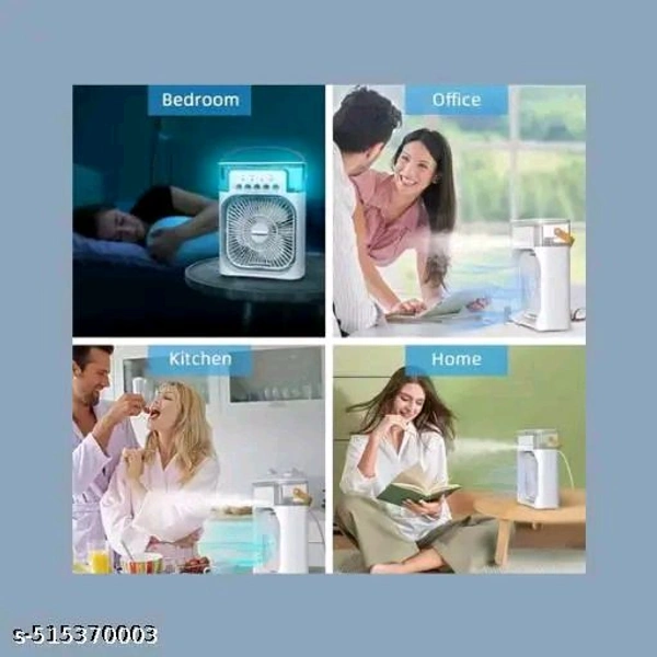 Portable PCENFAP031  Mini  Cooler | Small Personal Conditioner for Room Cooling | Mini AC with Water Tank & USB Powered | Arctic Portable Cooling Fan for Home, Office, Kitchen, and Travel Use.
  - White