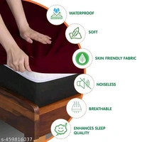 Mattress PCENFAP035 Protector
Name: Mattress Protector
Material: Cotton
Pattern: Solid
Water Resistance Level: Waterproof
  - Bright Red, Double Bed
