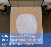 Mattress PCENFAP035 Protector
Name: Mattress Protector
Material: Cotton
Pattern: Solid
Water Resistance Level: Waterproof
  - Nobel, Double Bed