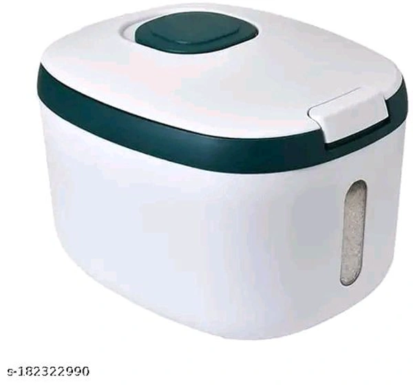 GNEY PCENFAP042 Rice Stiorage Container with Measuring Cup household Plastic Sealed Moisture Proof Dog Cat Food Storage Bucket Sealed 10 kg Rice Dispenser | Rice Box
 