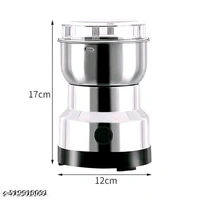 Spice Grinder PCENFAP043 Portable -Electric Grain Mill Grinder Stainless Steel Dry Grain Spices Cereals Seasonings Coffee Bean Grinder Machine (Pack  