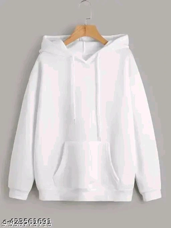 Eenfnety ™  Eenfnety ™  PCENFCL011 Men and Women Hoodie Cotton  - S, White