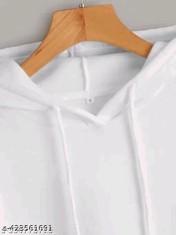 Eenfnety ™  Eenfnety ™  PCENFCL011 Men and Women Hoodie Cotton  - S, White