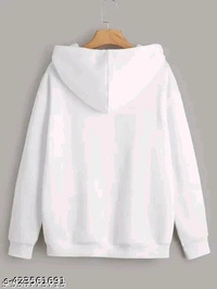 Eenfnety ™  Eenfnety ™  PCENFCL011 Men and Women Hoodie Cotton  - S, White
