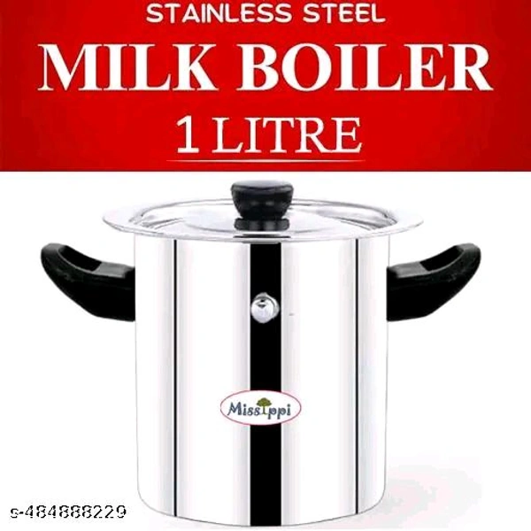 Missippi PCENF5439 Stainless Steel 1 Litre Milk Boiler/Milk Cooker with Whistle
 