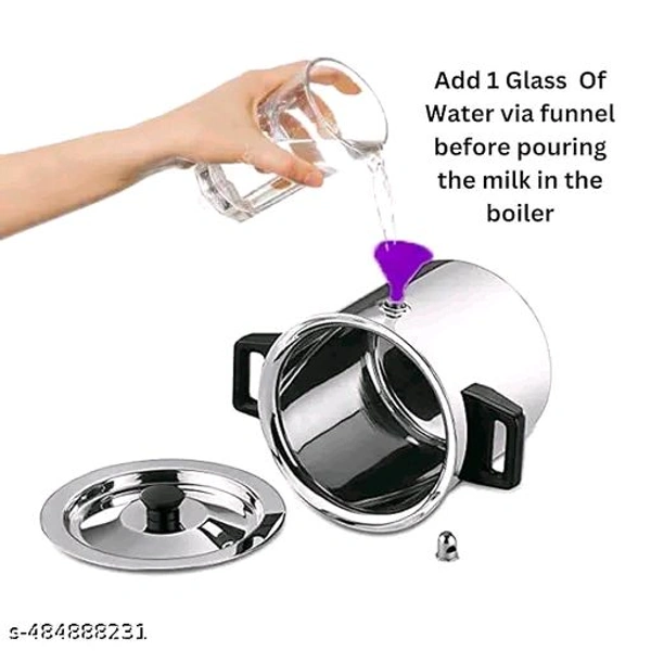 Missippi PCENF5439 Stainless Steel 1 Litre Milk Boiler/Milk Cooker with Whistle
 