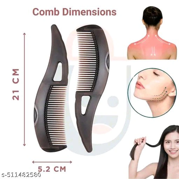 Dandruff Remover Comb for Men & Women with Massager Design for Hair Growth and Stye | Nits Removal Comb | Lice comb | Anti-Dandruff Massage Comb
 