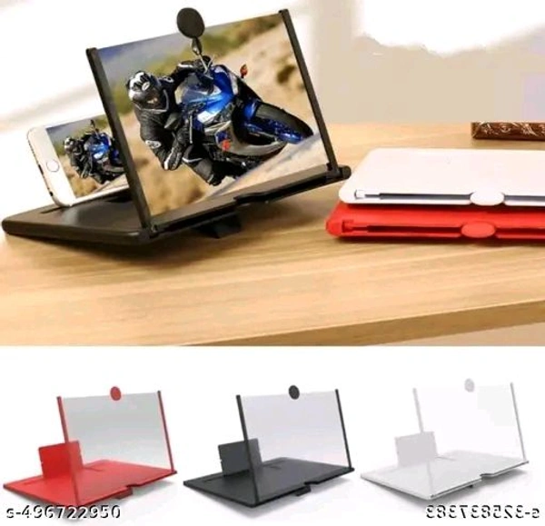 Mobile PCENF5419 Phone Holder With Video Screen Amplifier, Mobile Phone 3D Screen Magnifier, Mobile video screen larger, mobile big screen, mobile screen, home theatre, home projector,  