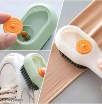 Liquid PCENF5429 Adding Soft Fur Cleaning Brush, Multifunctional Shoe Brush, Long Handle Liquid Adding Cleaning Brush Clothes Cleaning Tools
 
